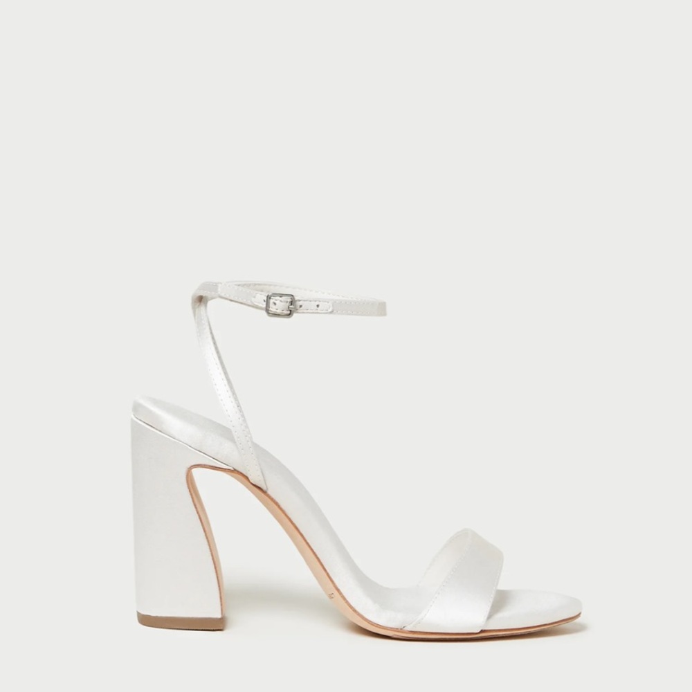 Loeffler Randall Malia heels in ivory, size 8, worn once